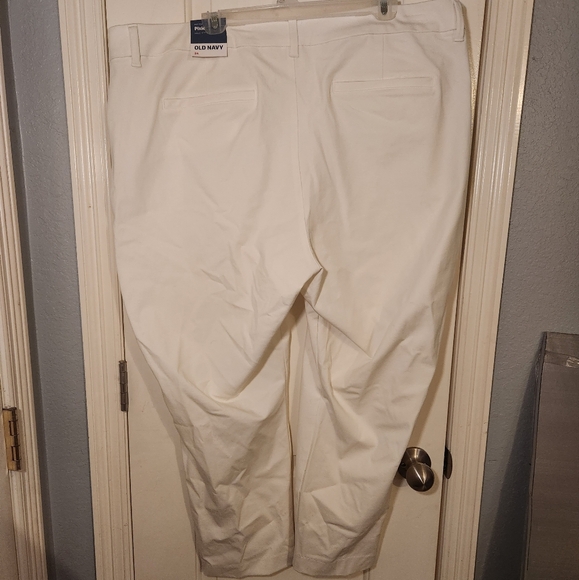 NWT Old Navy White High-Waisted Pixie Skinny Ankle Pants - Picture 5 of 6